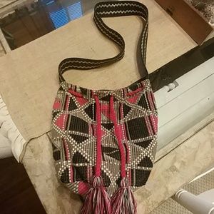 Aztec hippie bag